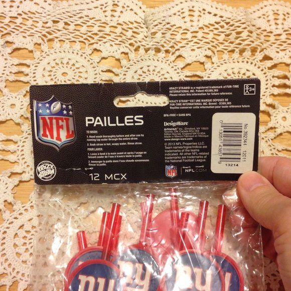 Sports Krazy Straws, pack of 12, tall - Picture 4 of 5